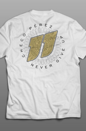 Playera Never Give Up Checo Pérez